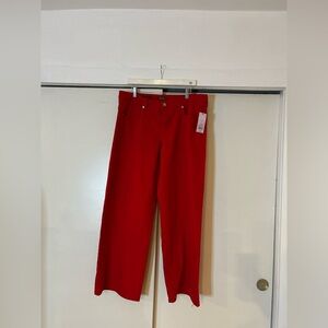 Red low rise baggy Jean size 14